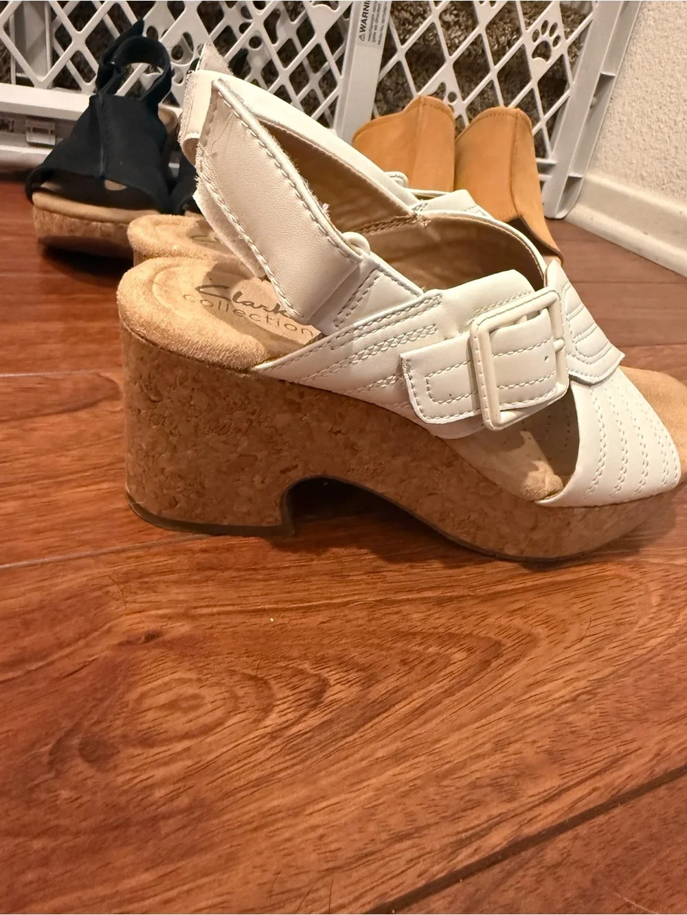 Clarks elegant white